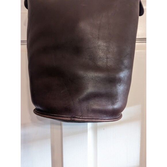 Coach Vintage XL Duffle Feed Sac 9085 in Mahogany Cowhide Leather - EUC - Picture 12 of 15